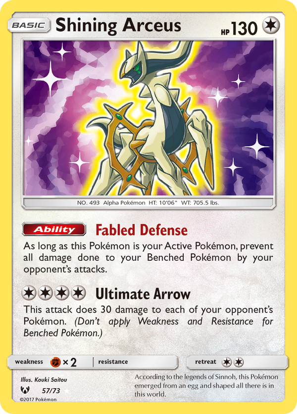 Shining Arceus - Shining Legends SET-57