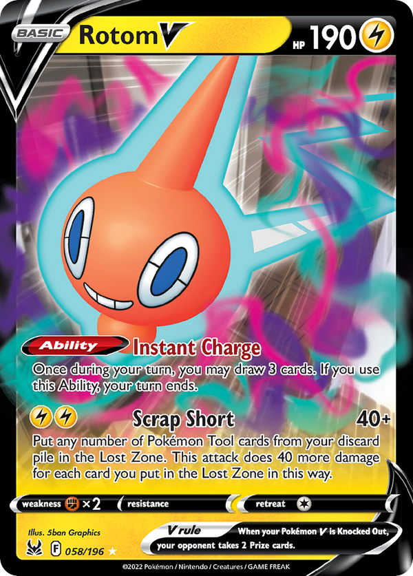 Rotom V - Lost Origin SET-58