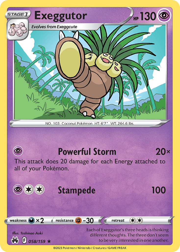 Exeggutor - Crown Zenith SET-58