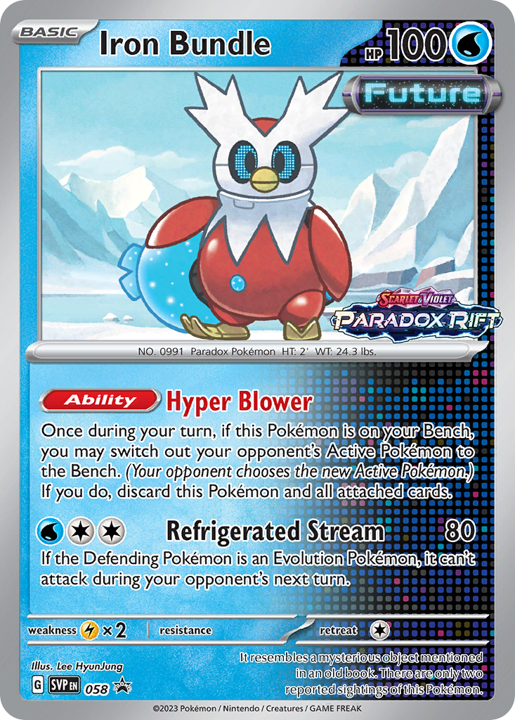 Iron Bundle - Scarlet & Violet Black Star Promos SET-58