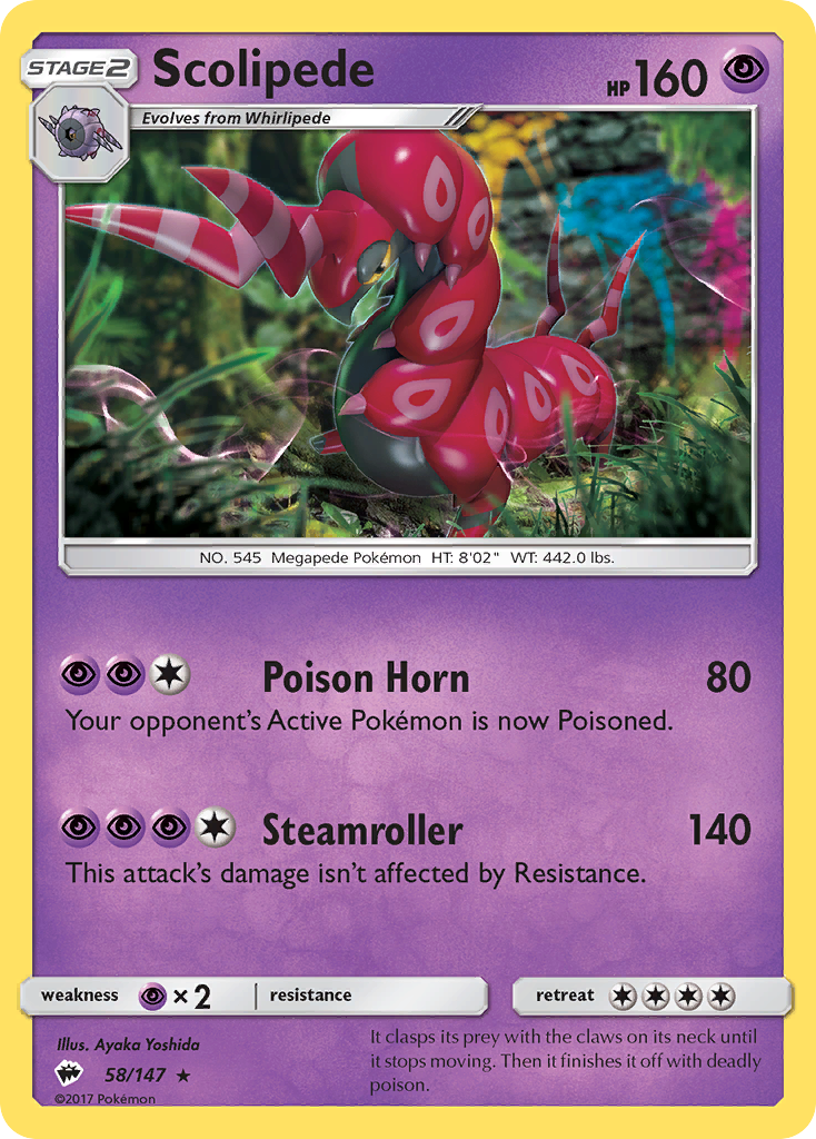 Scolipede - Burning Shadows SET-58