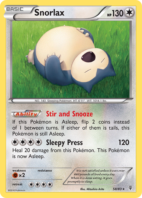 Snorlax - Generations SET-58