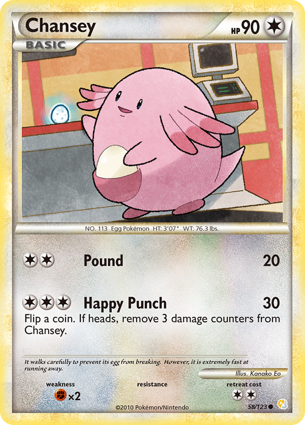 Chansey - HeartGold & SoulSilver SET-58
