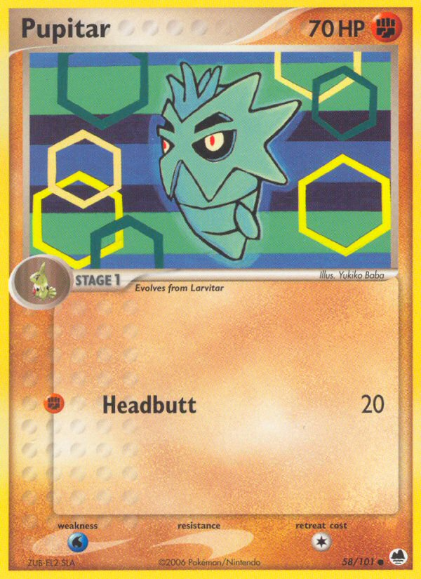Pupitar - Dragon Frontiers SET-58