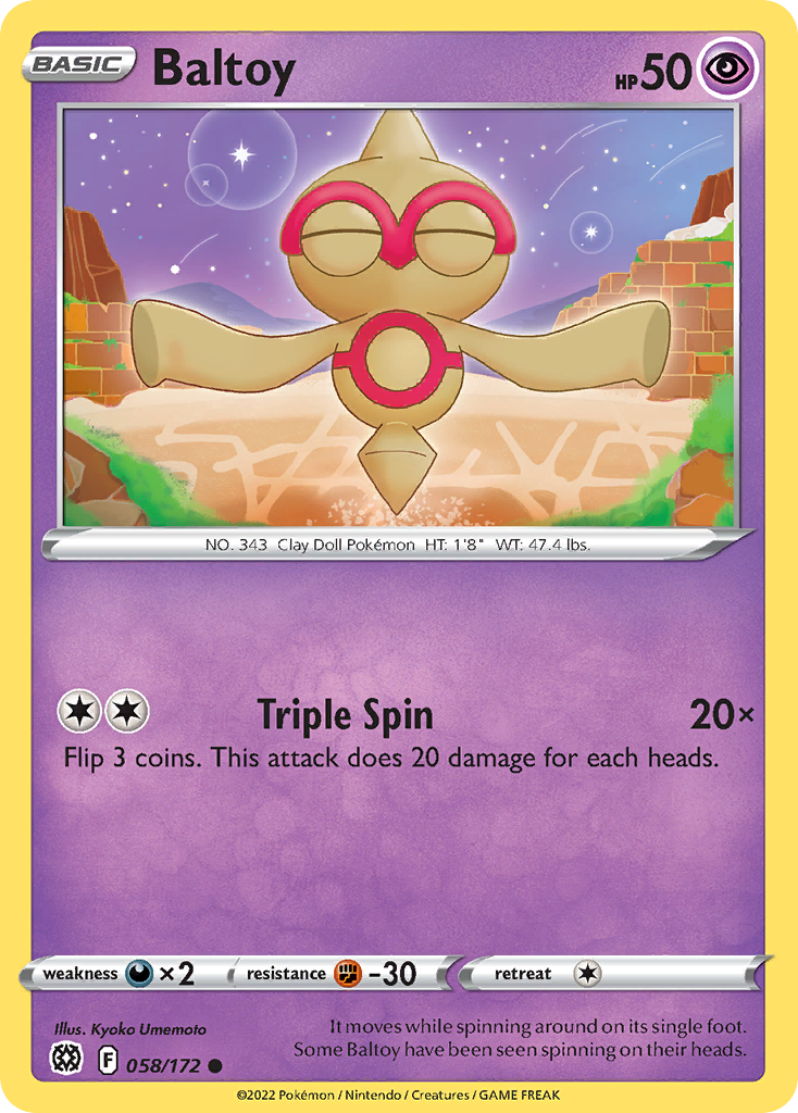Baltoy - Brilliant Stars SET-58