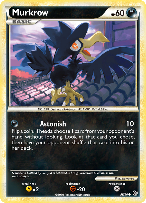 Murkrow - HS Undaunted SET-58