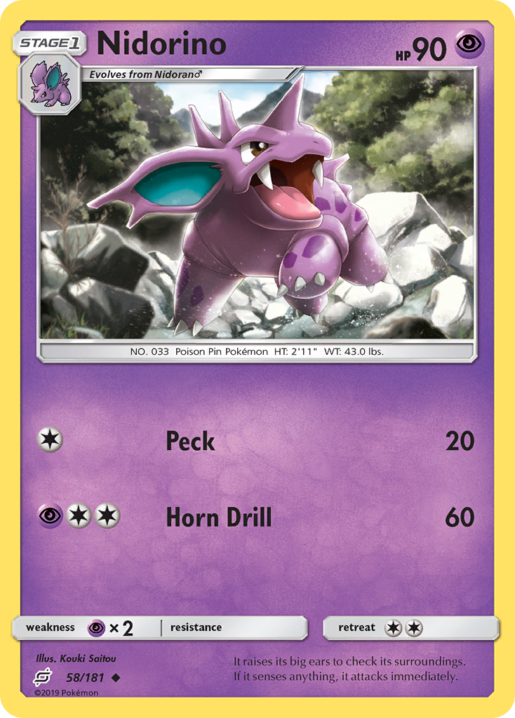 Nidorino - Team Up SET-58