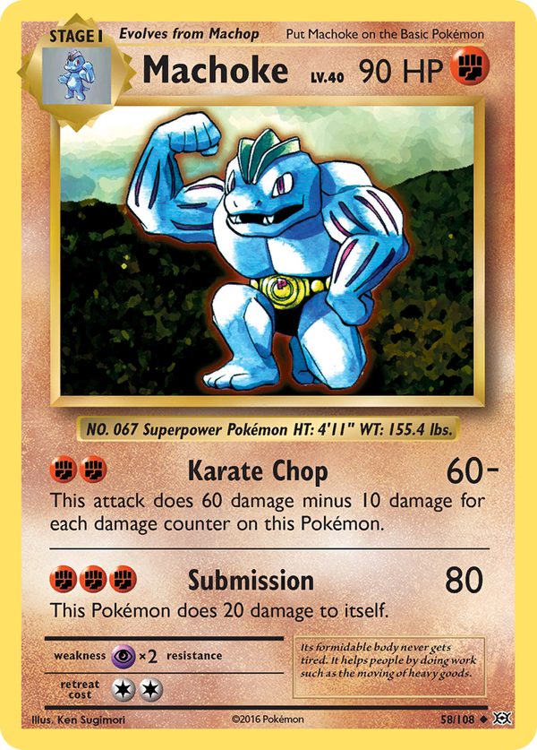 Machoke - Evolutions SET-58