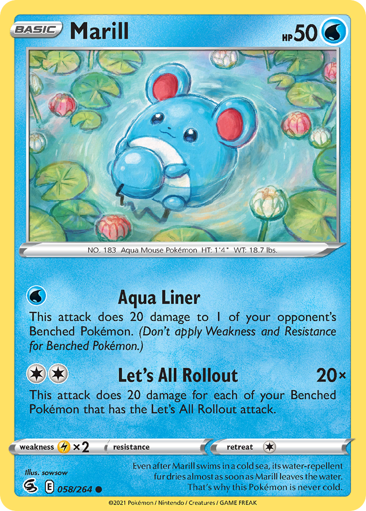Marill - Fusion Strike SET-58