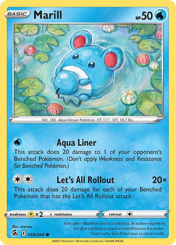 Marill - Fusion Strike SET-58