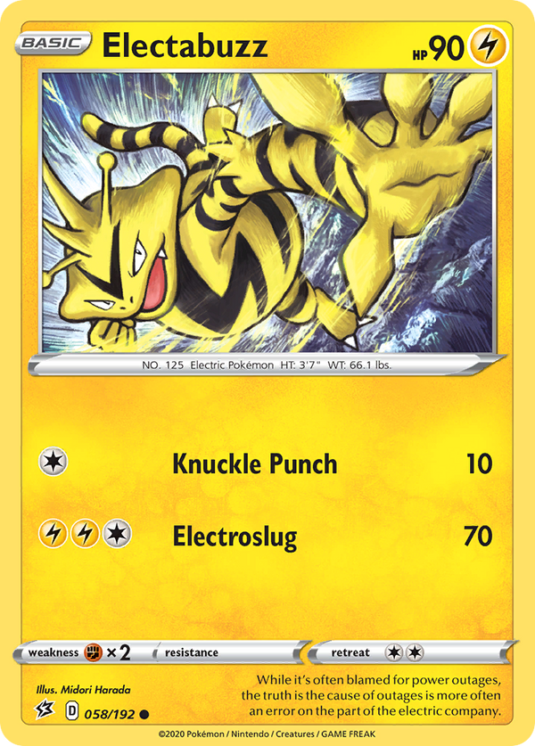 Electabuzz - Rebel Clash SET-58