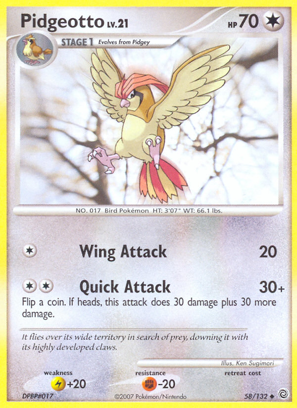Pidgeotto - Secret Wonders SET-58