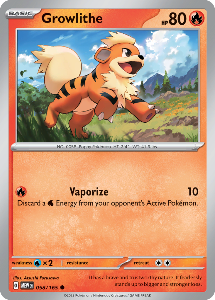 Growlithe - 151 SET-58