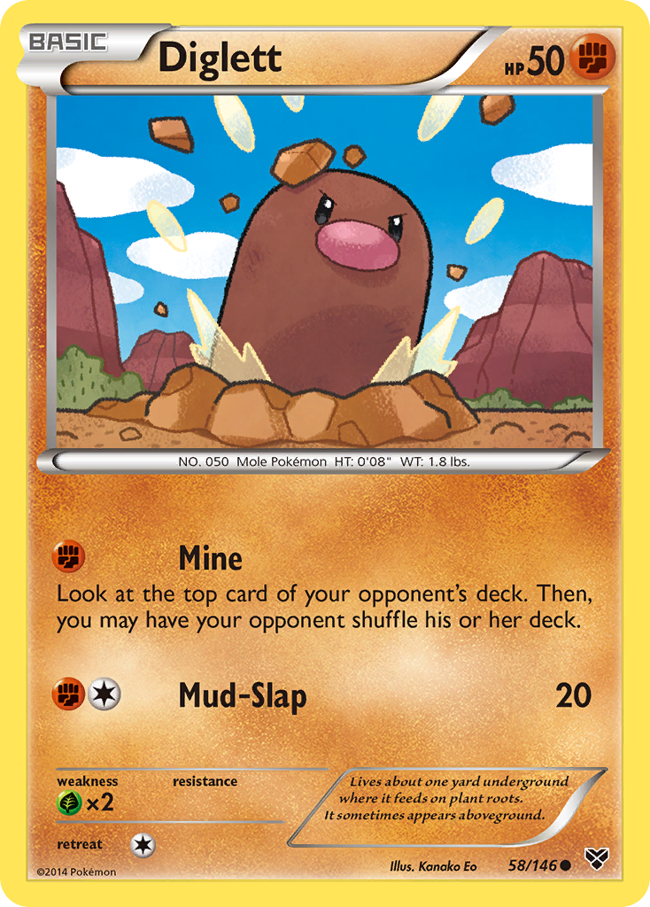 Diglett - XY SET-58