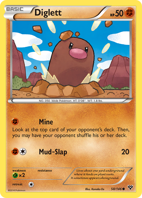 Diglett - XY SET-58