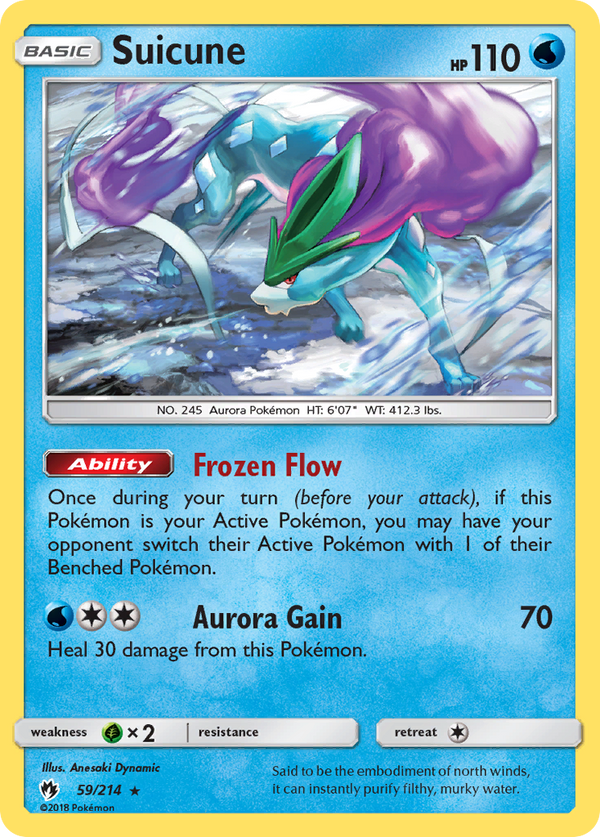 Suicune - Lost Thunder SET-59