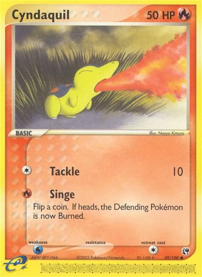 Cyndaquil - Sandstorm SET-59