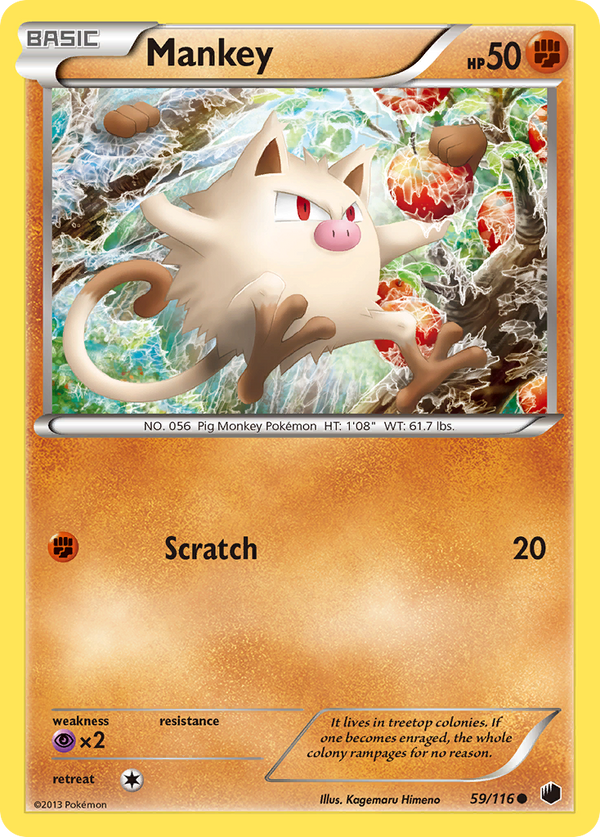 Mankey - Plasma Freeze SET-59
