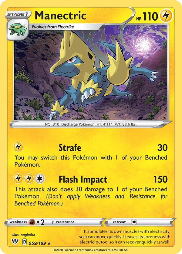Manectric - Darkness Ablaze SET-59
