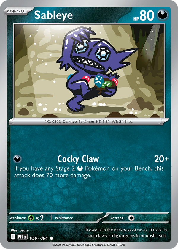 Sableye - Phantasmal Flames SET-59