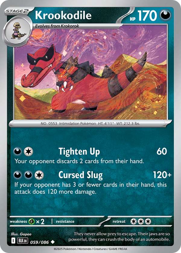 Krookodile - Black Bolt SET-59