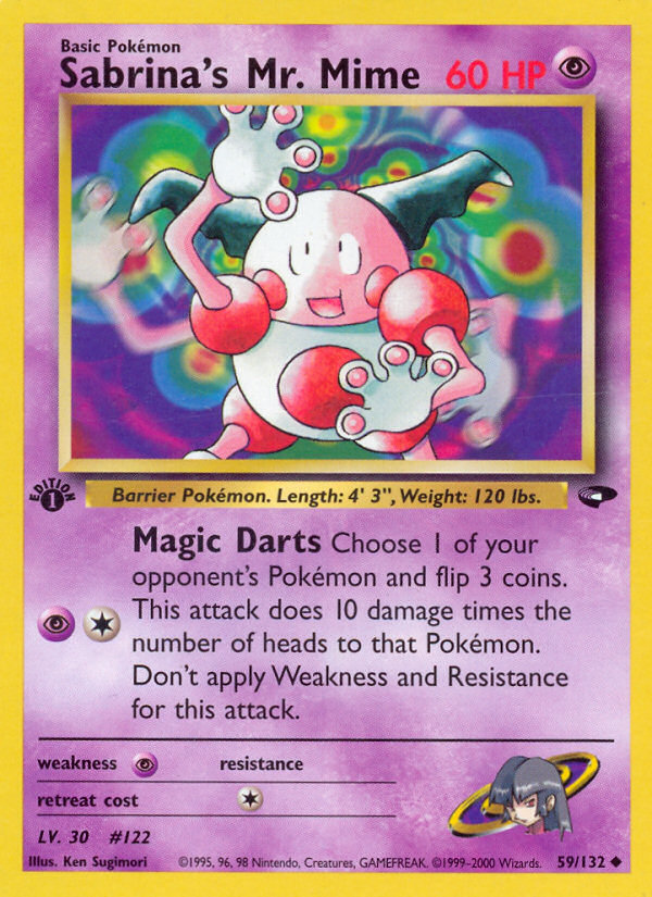 Sabrina's Mr. Mime - Gym Challenge SET-59