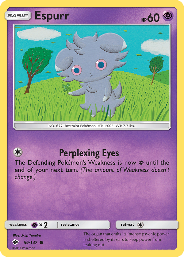 Espurr - Burning Shadows SET-59