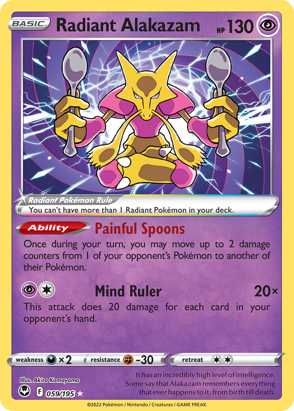 Radiant Alakazam - Silver Tempest SET-59