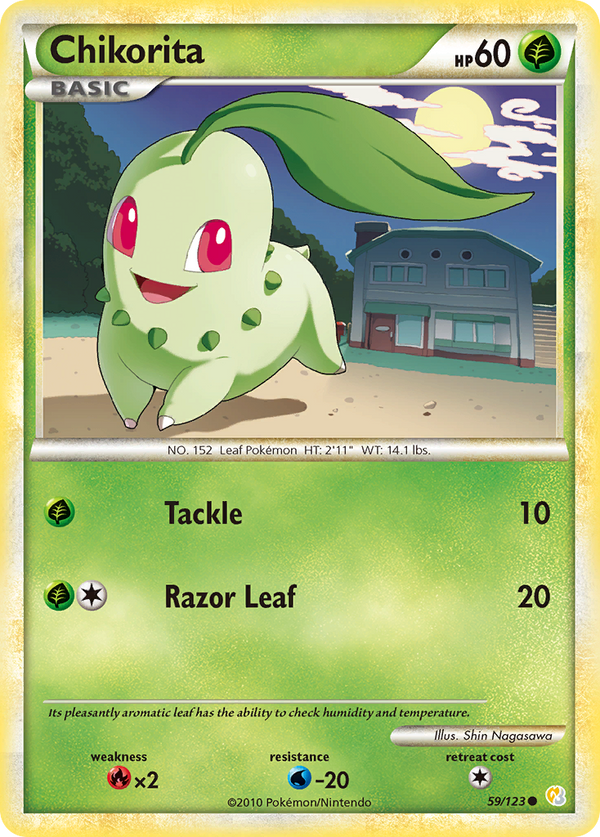 Chikorita - HeartGold & SoulSilver SET-59