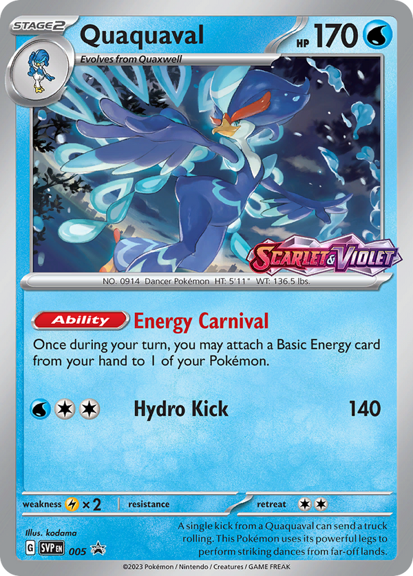 Quaquaval - Scarlet & Violet Black Star Promos SET-5