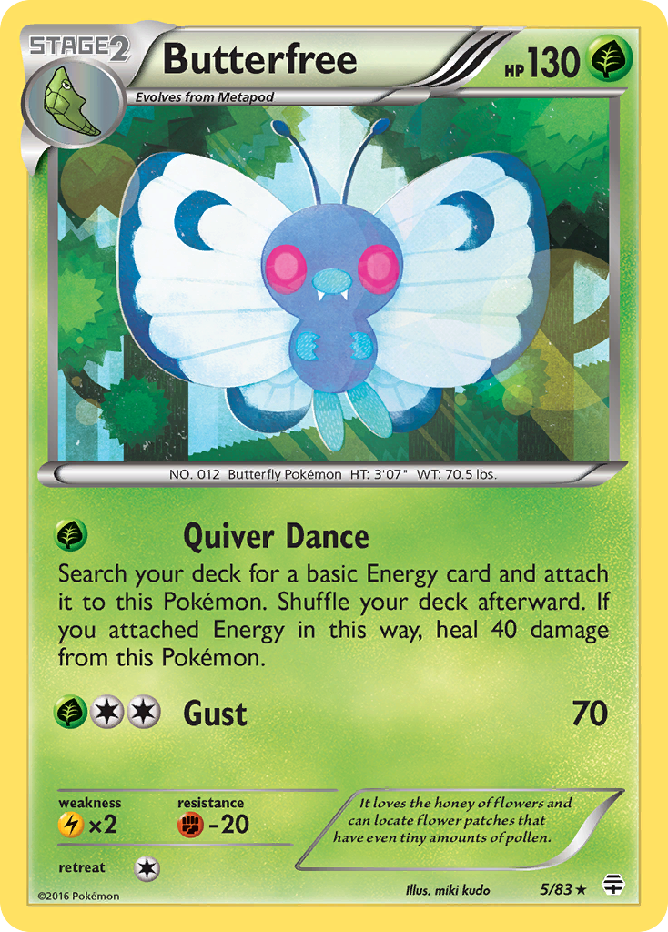 Butterfree - Generations SET-5