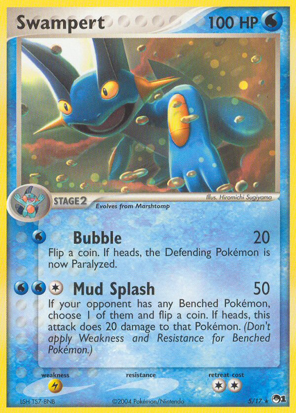 Swampert - POP Series 1 SET-5