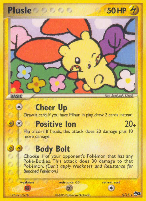 Plusle - POP Series 3 SET-5