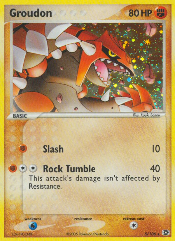Groudon - Emerald SET-5