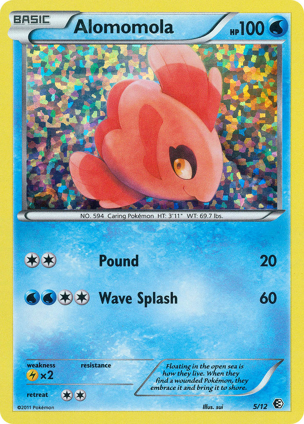 Alomomola (McDonald's Collection 2011 SET) (Pokémon) (Basic) (Water) (HP: 100) (PKM McDonald's Collection 2011 SET-8)