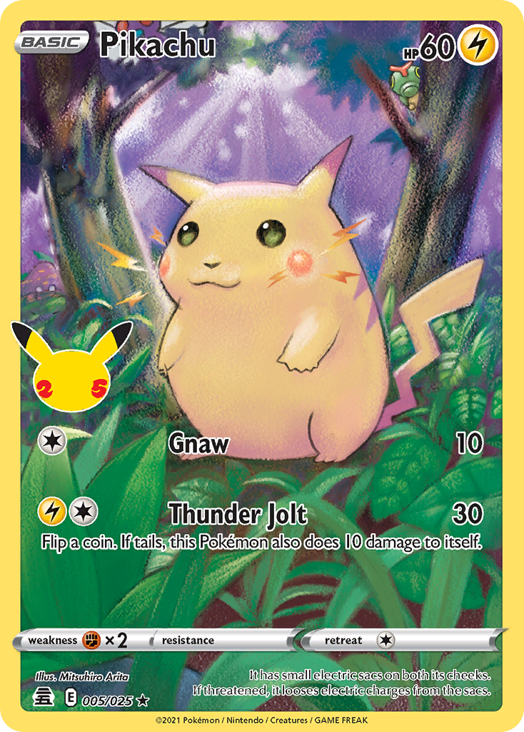 Pikachu - Celebrations SET-5