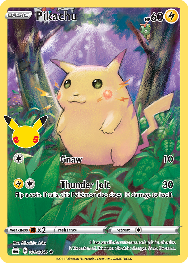 Pikachu - Celebrations SET-5