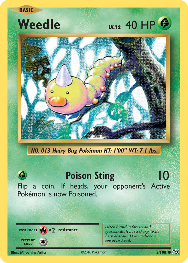Weedle - Evolutions SET-5