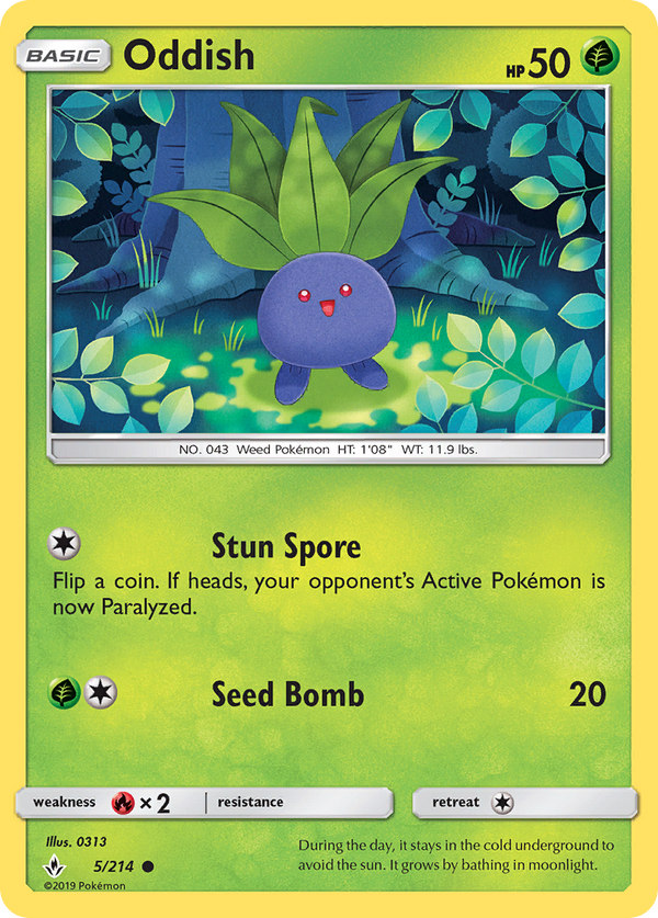 Oddish - Unbroken Bonds SET-5