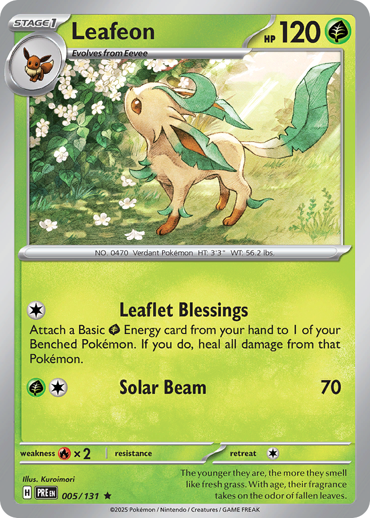 Leafeon - Prismatic Evolutions SET-5