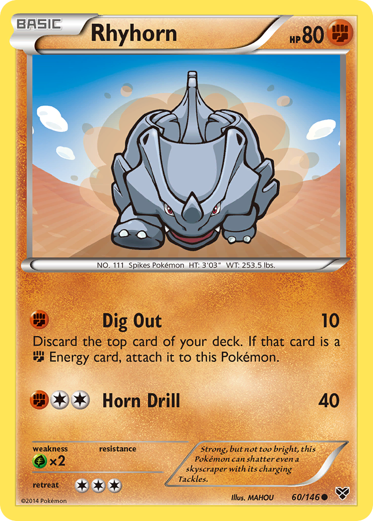 Rhyhorn - XY SET-60