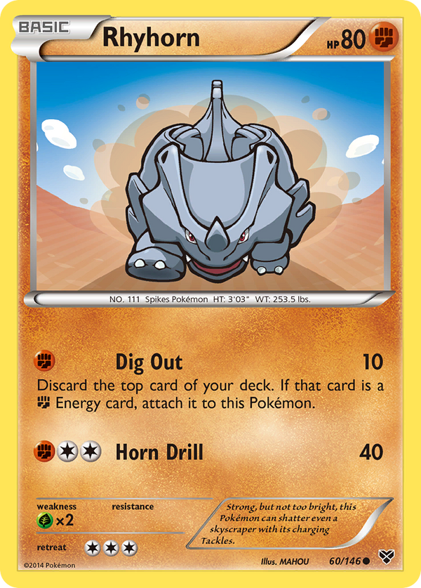 Rhyhorn - XY SET-60