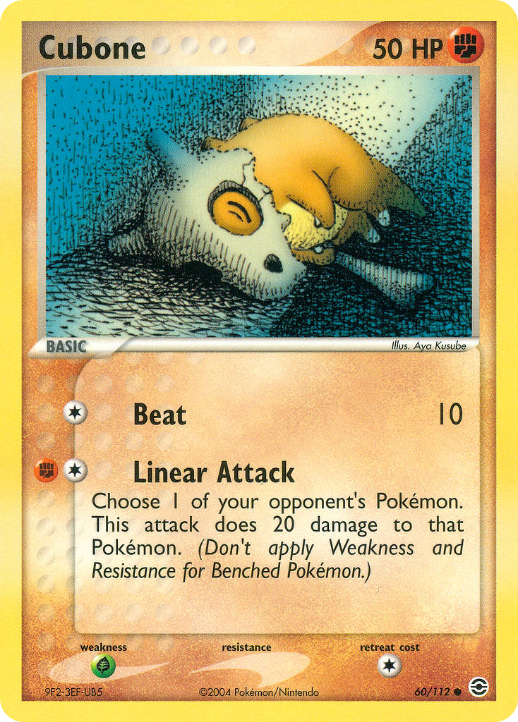 Cubone - FireRed & LeafGreen SET-60