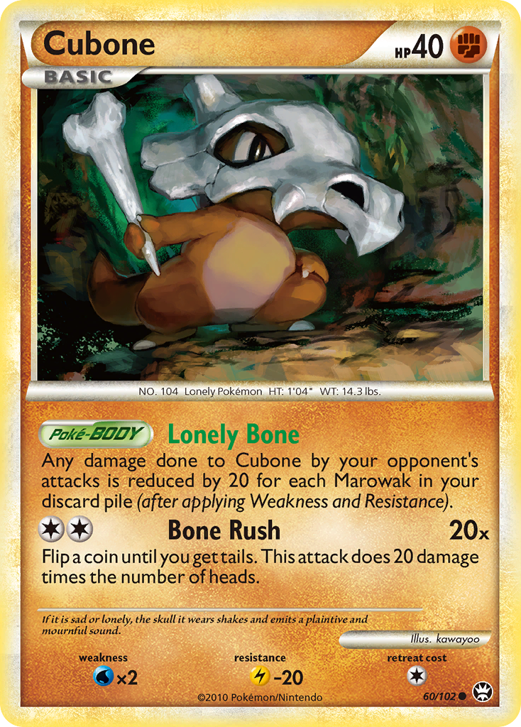 Cubone - HS Triumphant SET-60