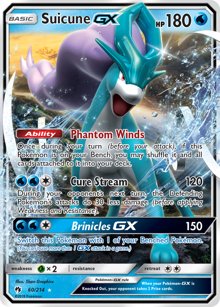 Suicune-GX - Lost Thunder SET-60