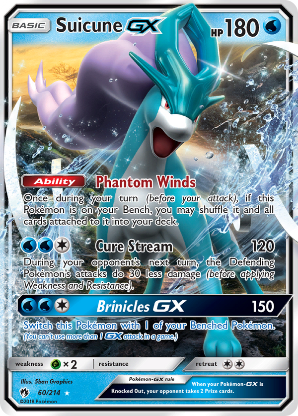 Suicune-GX - Lost Thunder SET-60