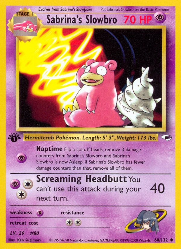 Sabrina's Slowbro - Gym Heroes SET-60