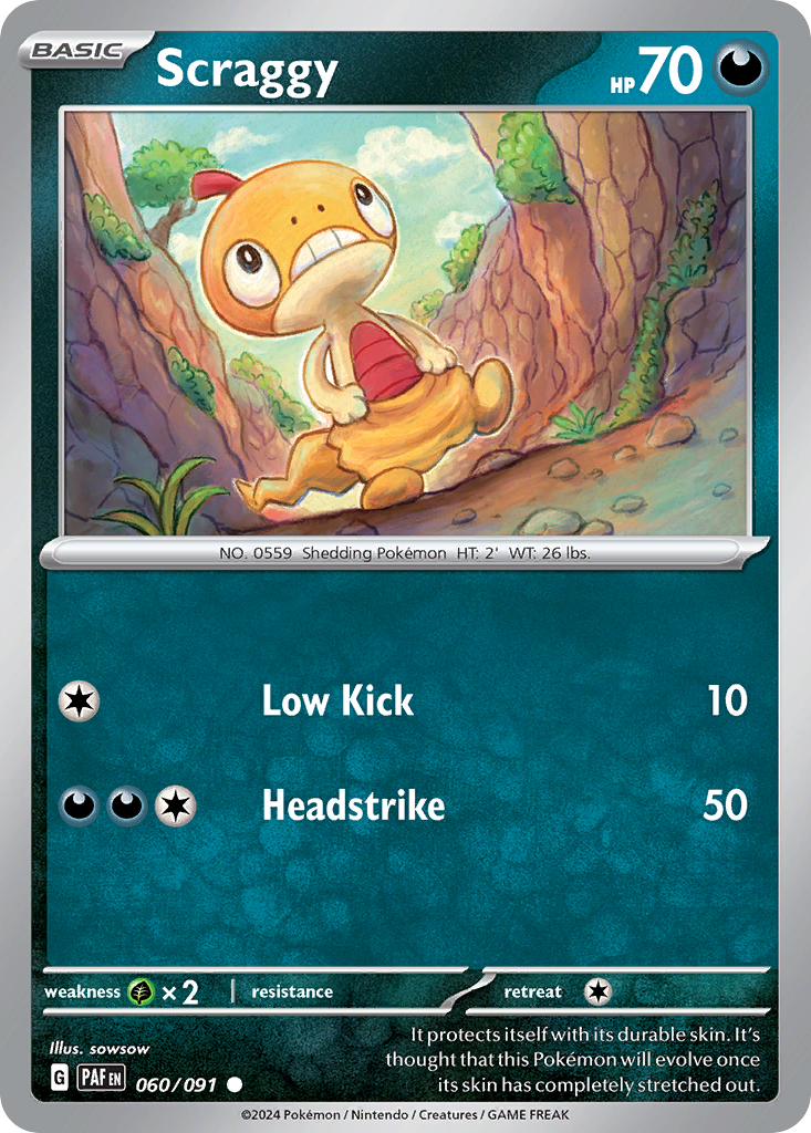 Scraggy - Paldean Fates SET-60