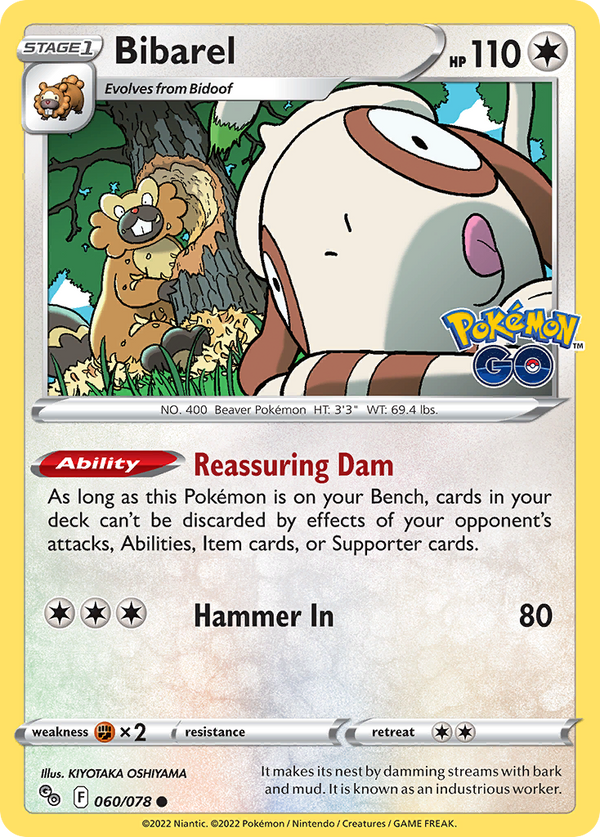 Bibarel - Pokemon GO SET-60