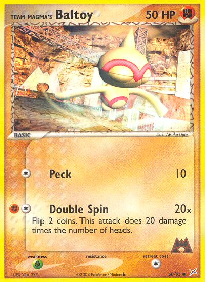 Team Magma's Baltoy - Team Magma vs Team Aqua SET-60